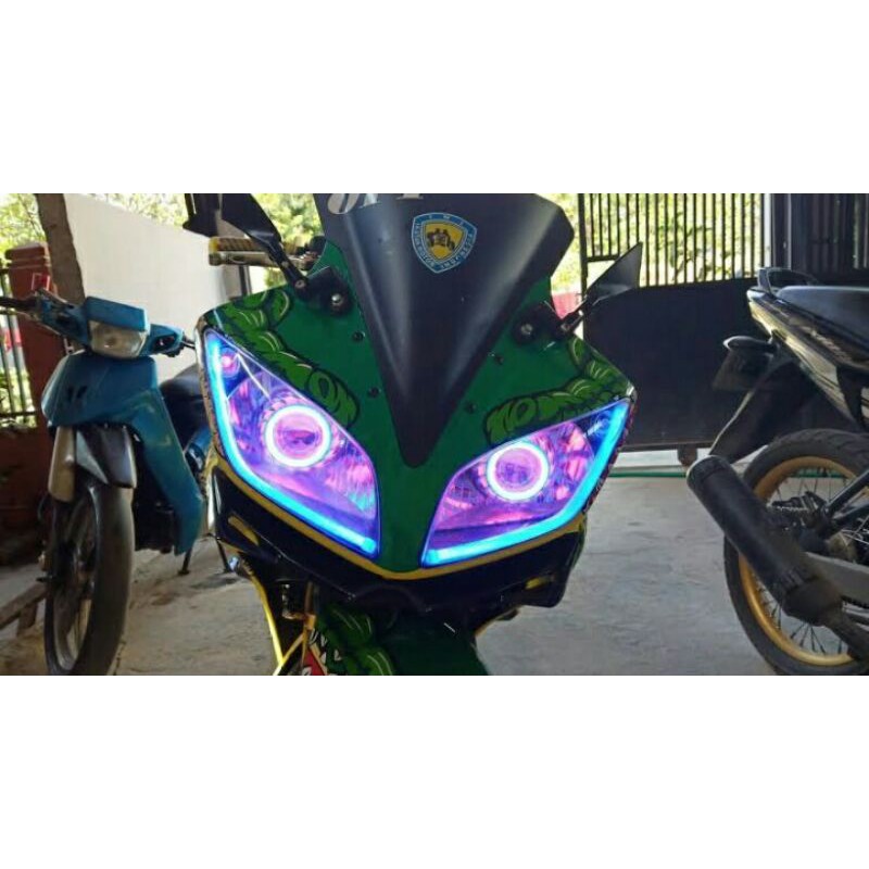 Jual paket Projector Led reflektor lampu depan R15 v1 v2 | Shopee Indonesia