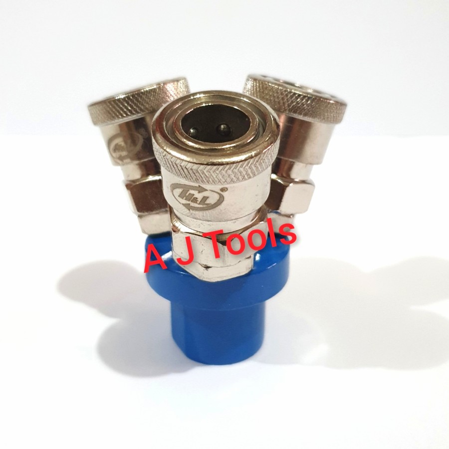 Jual Quick Coupler / Kopler / sambungan konektor Cabang 3 - SMY 3 ...