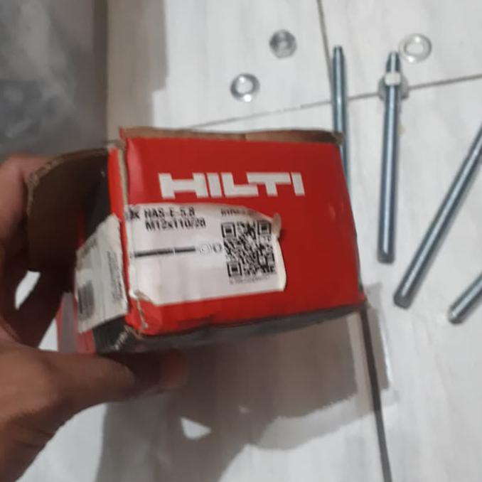 Jual Chemical Anchor Hilti / Angkur Hilti Has E M12X110/28 Shopee
