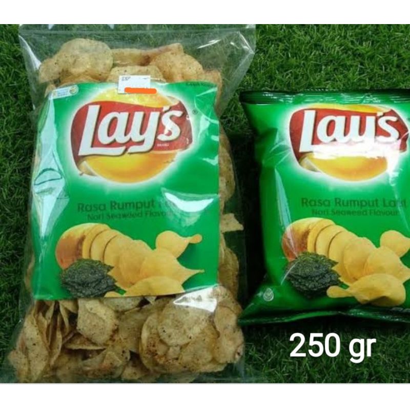 Jual Lays Rasa Rumput Laut 250 Gr Cemilan Makanan Ringan Free Bubble