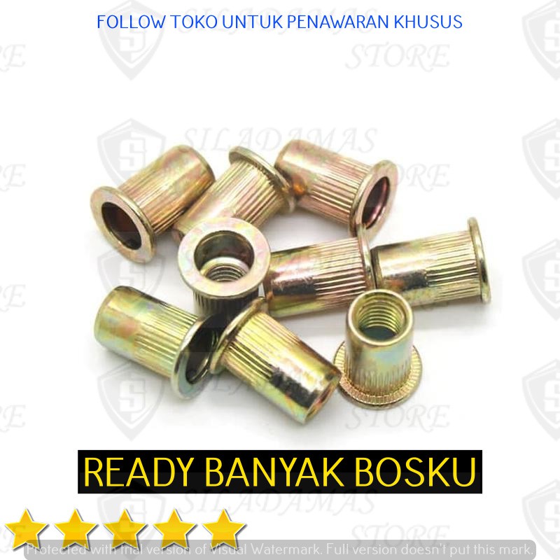 Jual 2 pcs M8 Mur Rivet Nut Rivnut | Shopee Indonesia