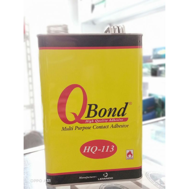 Jual Lem Q Bond Adhesive Serbaguna Kuning Hpl Qbond2 5kg Hq 113 Lem