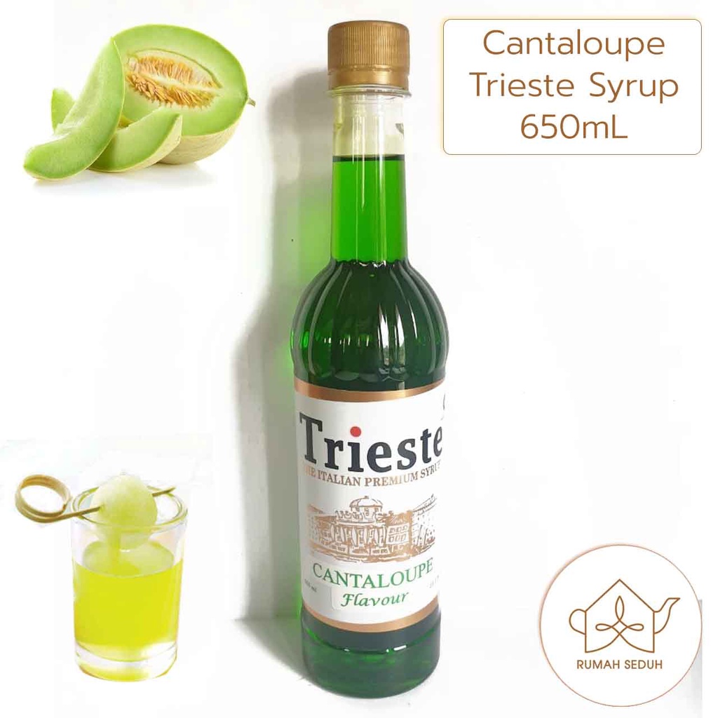 Jual 650mL Trieste Cantaloupe Syrup Sirup Melon Sirop Melon