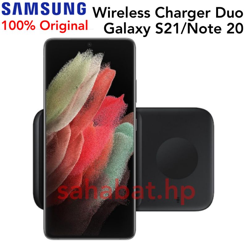 Samsung Galaxy S21 Ultra S22 Note 20 Original Wireless Charger Duo Dual  Charging Note20 Casan Cas Carger EP-P4300