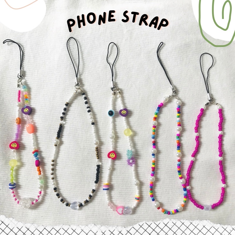 Jual PART 1 | Phone Strap/Gantungan HP Manik-Manik/Pods Strap | Shopee