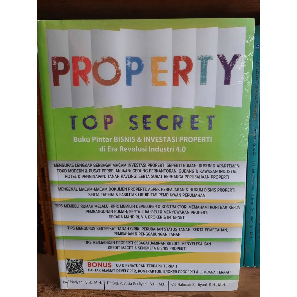 Jual Buku Property Top Secret Buku Pintar Bisnis Dan Investasi Properti