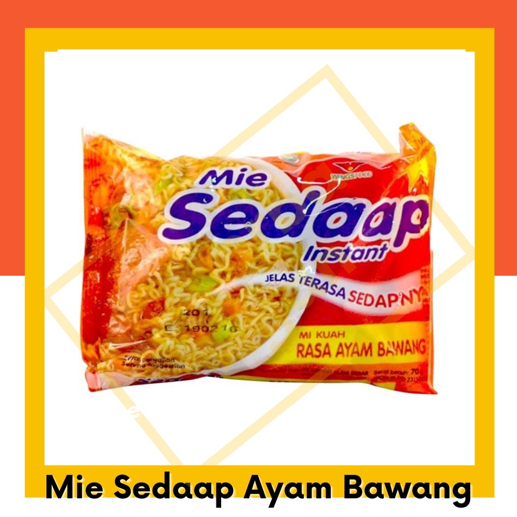 Jual Mie Sedap Ayam Bawang Sedap 1 Pcs 70 Gram Shopee Indonesia