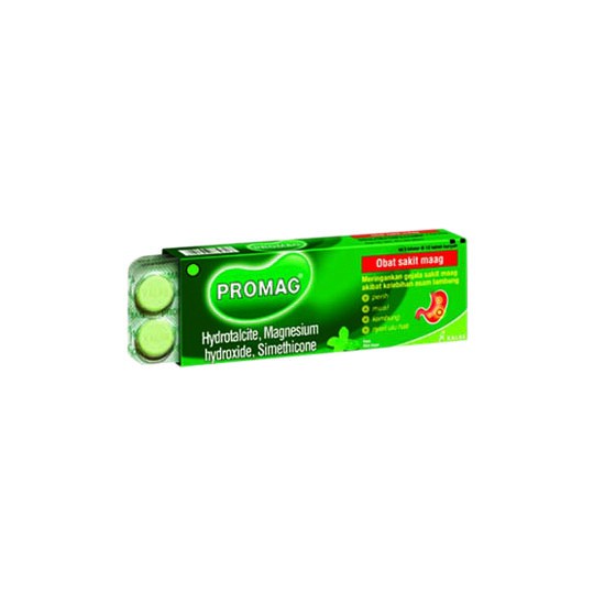Jual Promag Tablet Obat Sakit Maag Box Isi 3 Blister | Shopee Indonesia