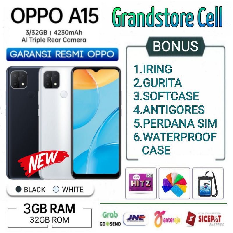 Jual OPPO A15 RAM 3/32 GB OPPO A 15 RAM 2/32 GB GARANSI RESMI OPPO