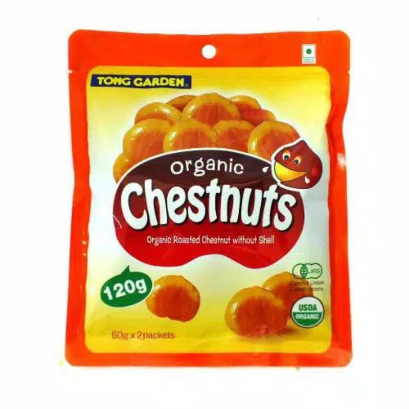 Jual Tong Garden Organic Roasted Chestnut w/o Shell 120gr Berangan