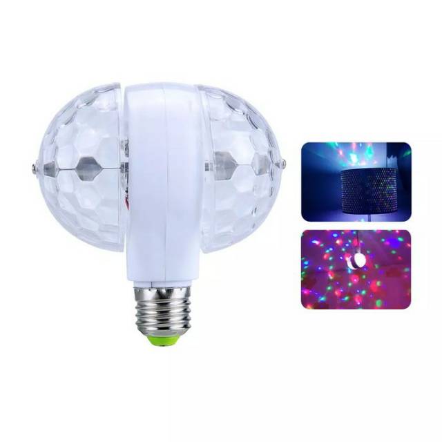 Jual LAMPU DISCO DUA SISI / LAMPU PESTA / LAMPU DEKORASI / LAMPU HIAS