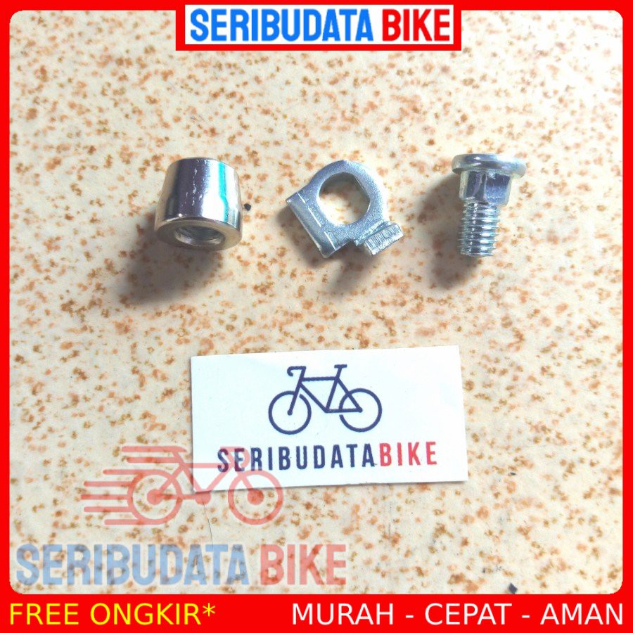 Jual Baut + mur + penjepit kabel RD sepeda | Shopee Indonesia