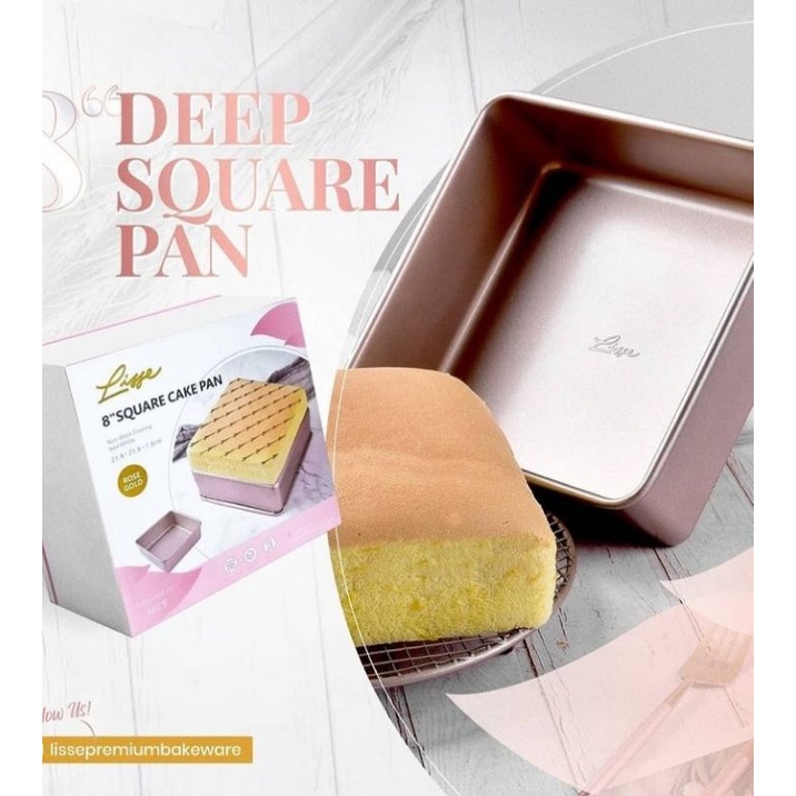 Jual DEEP SQUARE PAN LISSE | Shopee Indonesia