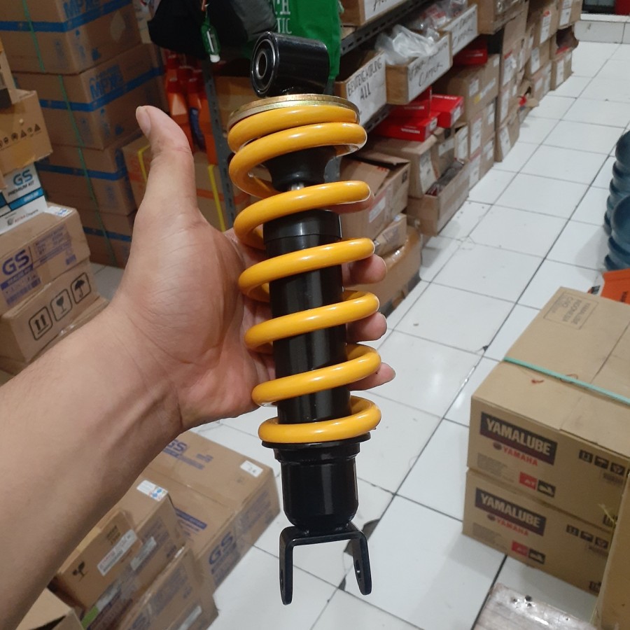 Jual SHOCK BELAKANG VIXION ORIGINAL KUNING KWALITAS BAGUS MURAH VIXION