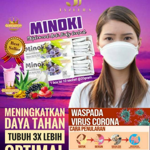 Jual MINOKI Jazeera (1 BOX MINOKI isi 10 sachet) | Shopee Indonesia