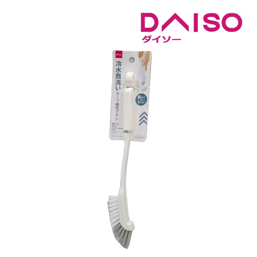 Jual Daiso Bottle and Water Jug Cleaner Curved Flocking Brush