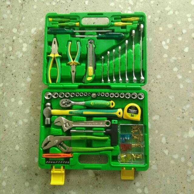 Jual Mekanik Tool Set 60 Pcs Tool Set 60 Pcs Tekiro Shopee Indonesia