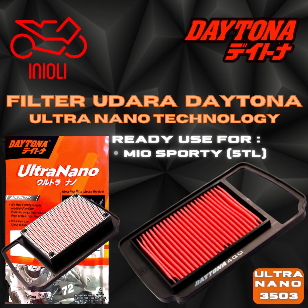 Jual Filter Saringan Udara Racing Daytona Mio Sporty Mio Smile Mio Carbu Tl Daytona Ultra