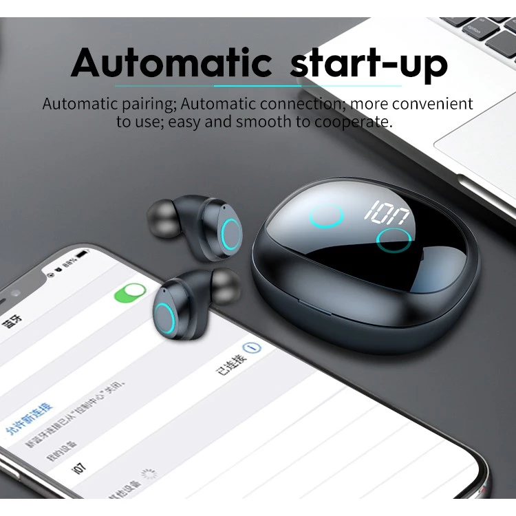 OWIRE earbuds Wireless Earphone Bluetooth Headset 5.0 TWS earpods olahraga Tak Terlihat Powerbank