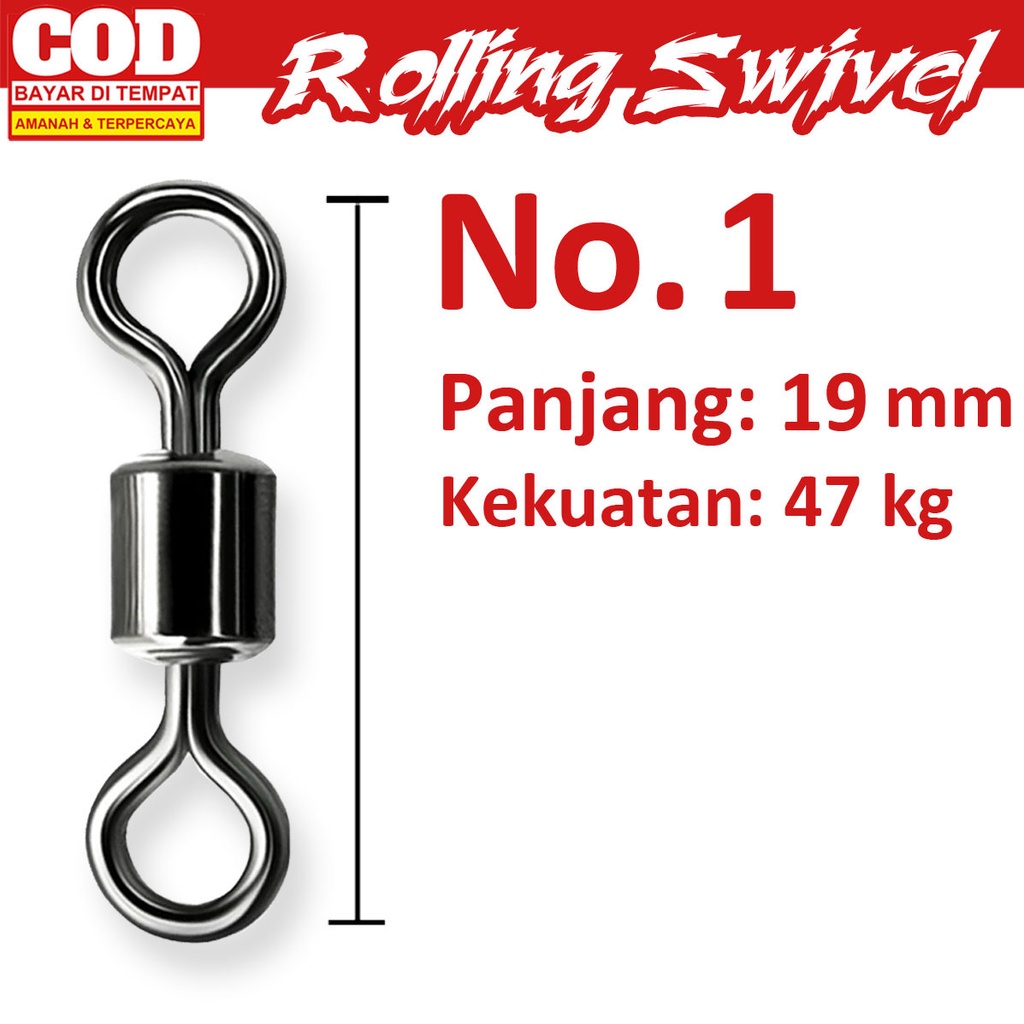 Jual Rolling Swivel Pancing Kili Kili Anting Anting Murah Eceran Shopee Indonesia 4385