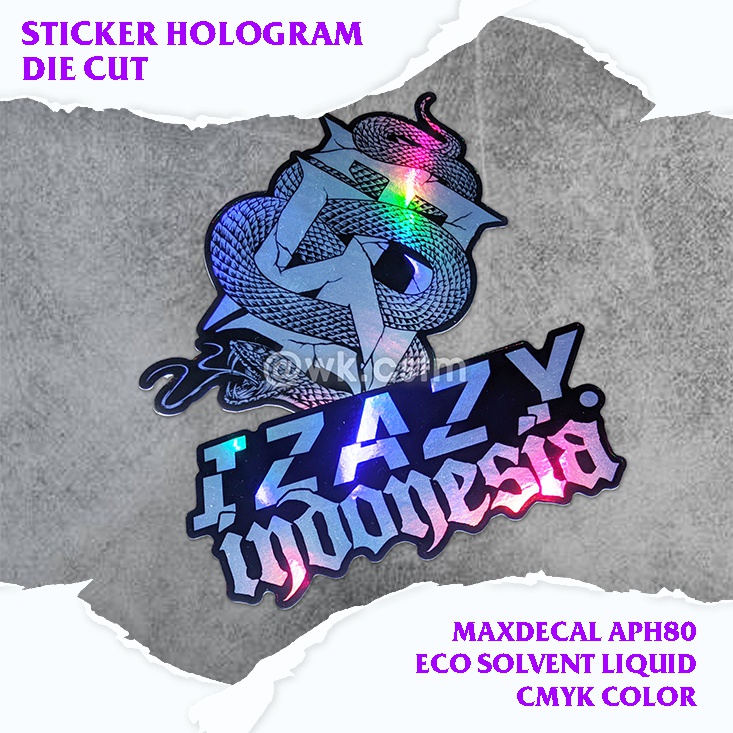 Jual (140 PCS) - DIECUT STICKER HOLOGRAM | Shopee Indonesia