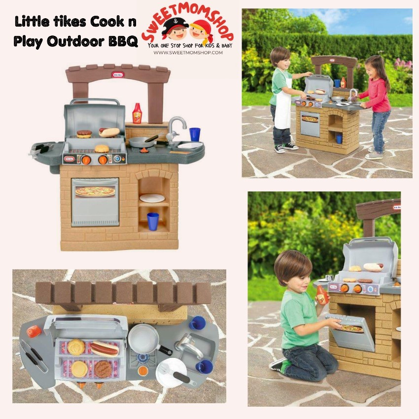 Jual Little Tikes Cook n Play Outdoor BBQ Play Set (633911M) Shopee