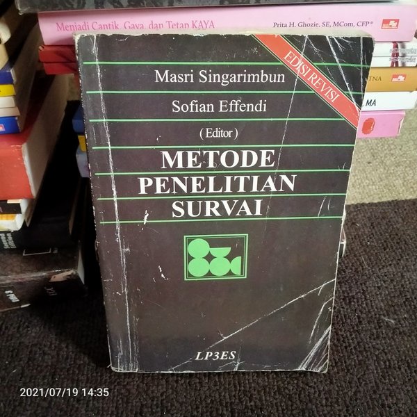 Jual Buku Bekas Metode Penelitian Survei Masri Singarimbun Shopee Indonesia