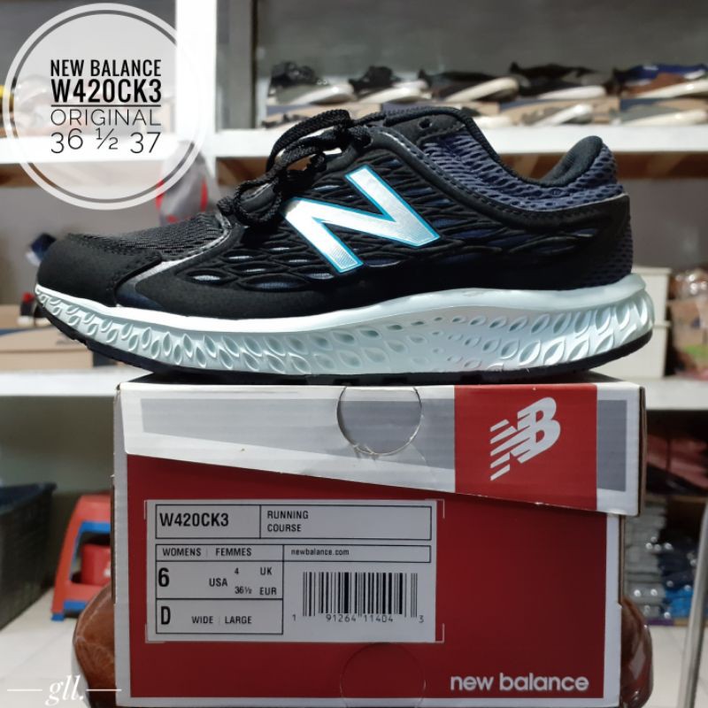 SEPATU RUNNING NEW BALANCE W420CK3 BLACK ORIGINAL