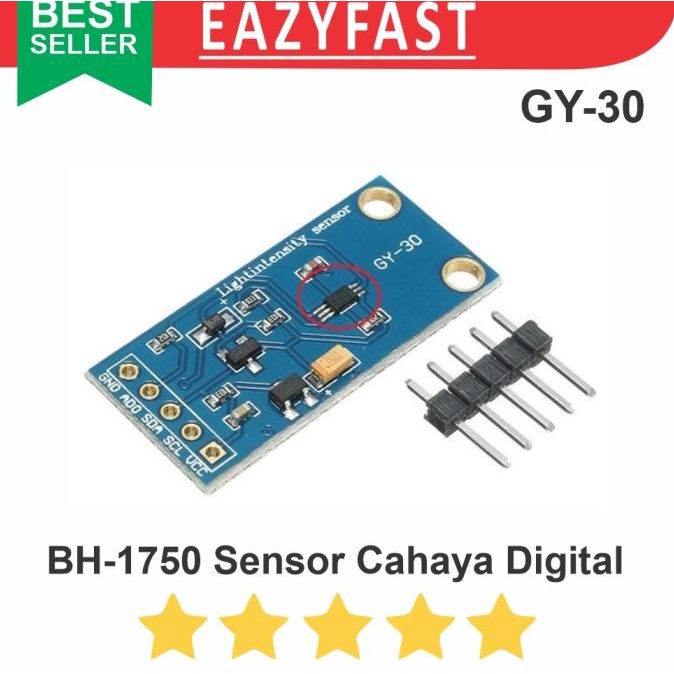 Jual GY-30 BH1750 Digital Light Intensity Sensor Intensitas Cahaya ...
