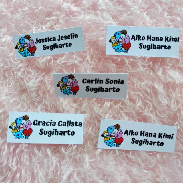 Jual Stiker nama BT21 | Shopee Indonesia
