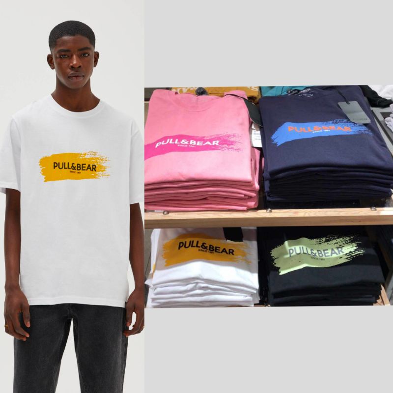 Jual Tshirt For Men Logo Pull&bear Shopee Indonesia