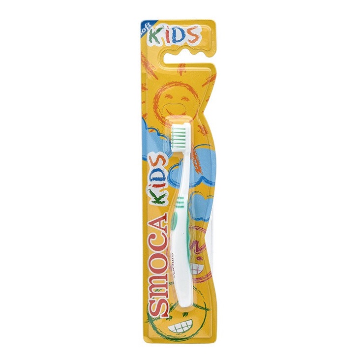 Jual Smoca Soft Toothbrush Kids / Kinder / Junior / Childi - Sikat Gigi ...