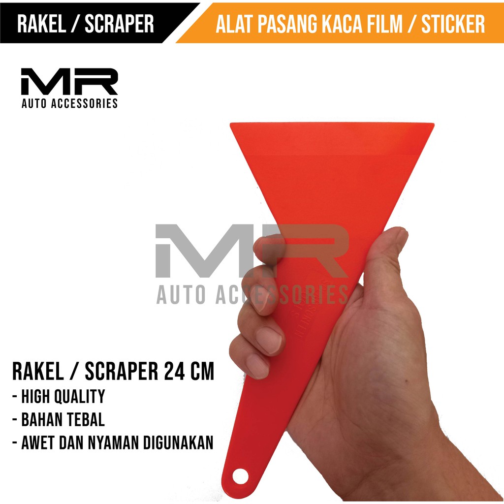Jual RAKEL / SCRAPER PANJANG 24CM ALAT PASANG STIKER DAN KACA FILM HIGH ...
