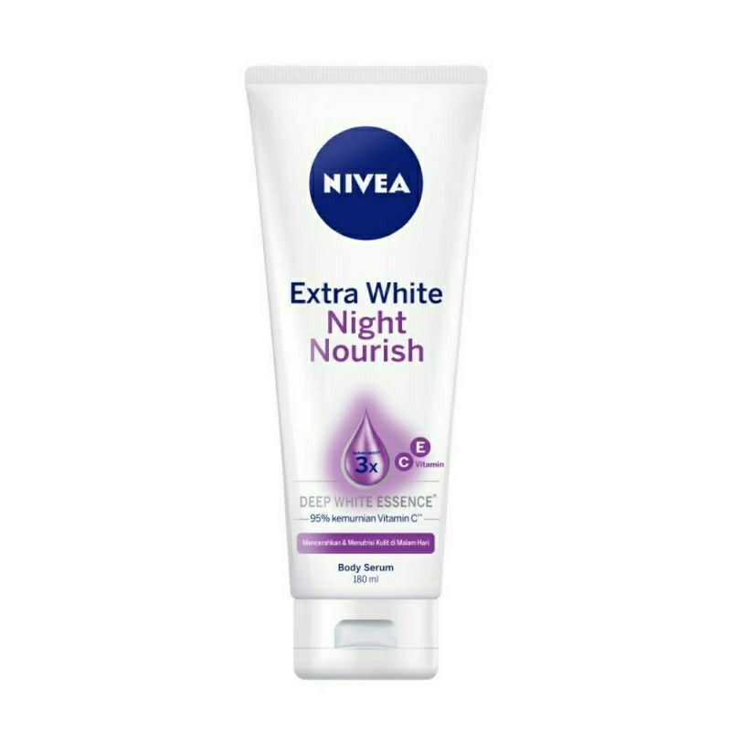 Jual Nivea Extra White Night Nourish Body Serum Ml Shopee Indonesia