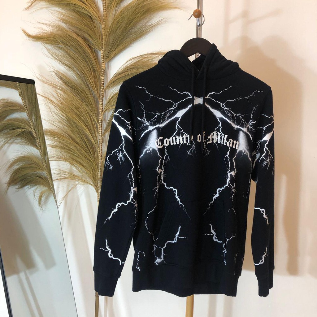 Marcelo burlon shop lightning hoodie