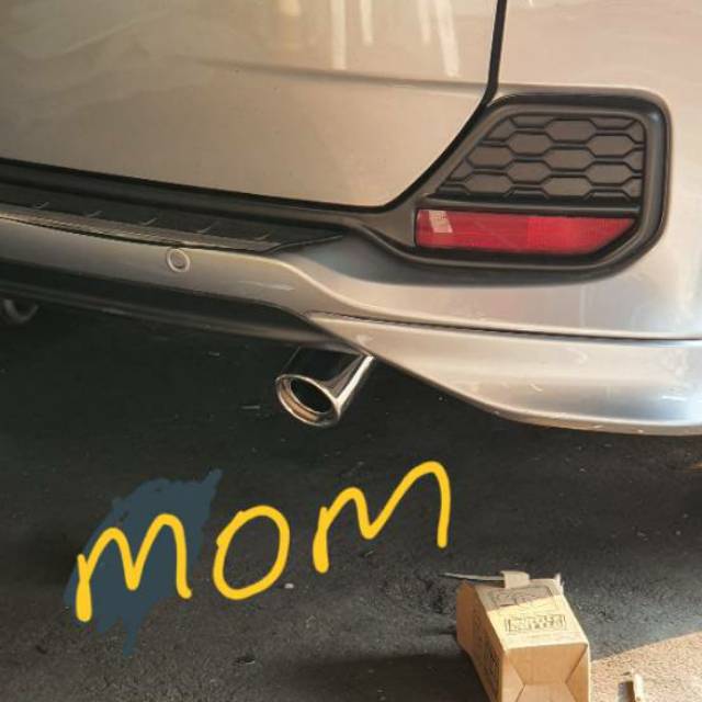 Jual Muffler Cutter Tutup Buntut Knalpot Stainless Honda Brio Shopee Indonesia