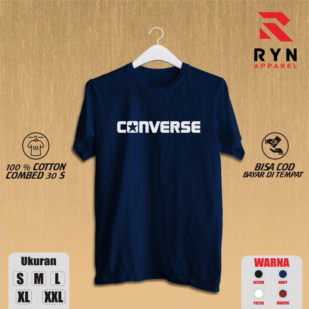 Kaos 2024 converse murah