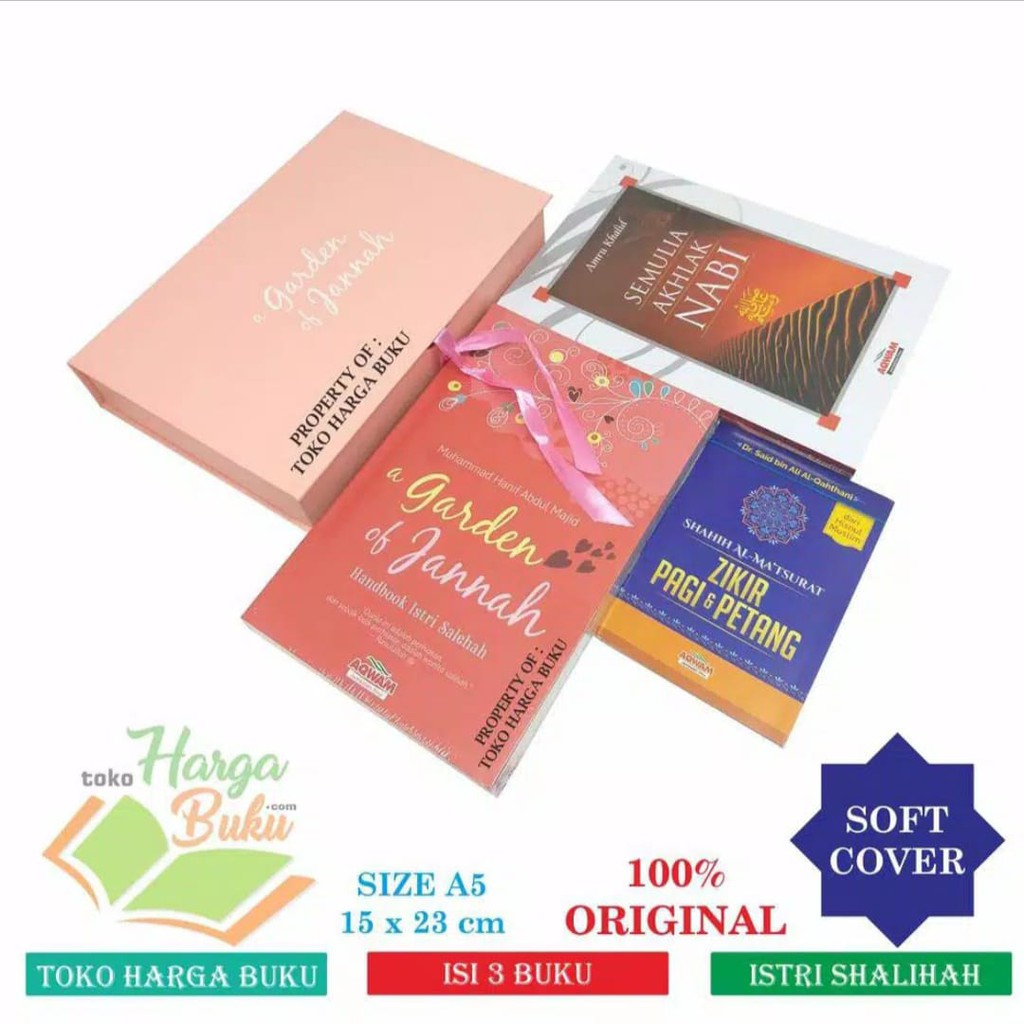 Jual Buku Garden Of Jannah Komplit 1 Set 2 Buku Plus Box Shopee