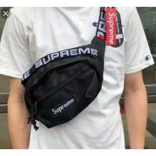 Sling bag LV supreme. Like new. Grade ori, Fesyen Pria, Tas