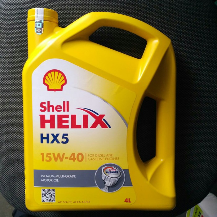Jual Oli Mobil Shell Helix HX5 15W-40 4 Liter Oli Avanza Xenia Rush ...