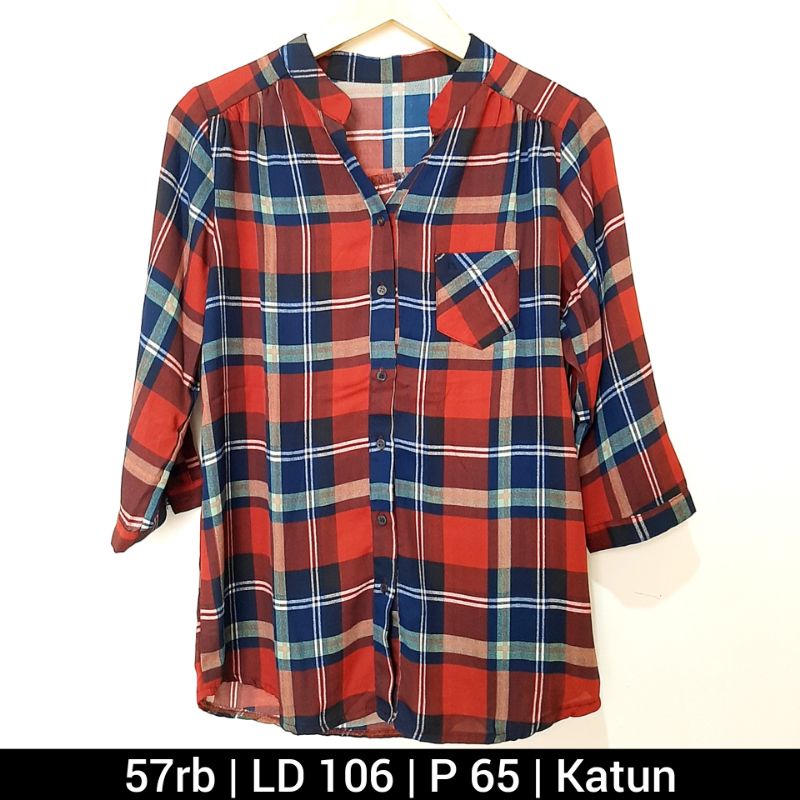 Jual Kemeja Retro Dan Blouse Vintage Katalog I Kemeja Garis Blouse Bunga Shopee Indonesia