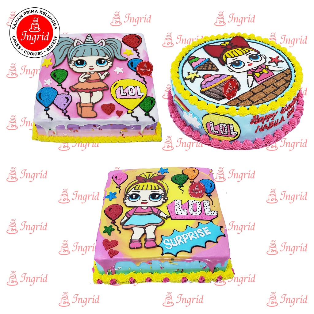 Jual Kue Ulang Tahun LOL / Kue Ultah Anak / Birthday Cake / Kue LOL