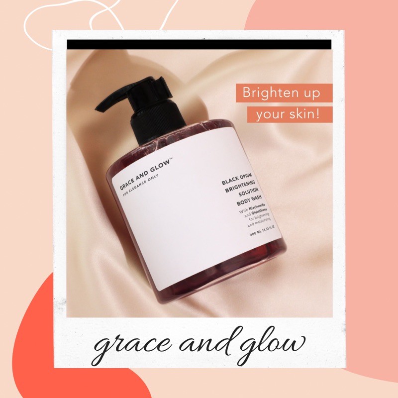 Jual GRACE AND GLOW BLACK OPIUM BODY WASH | Shopee Indonesia