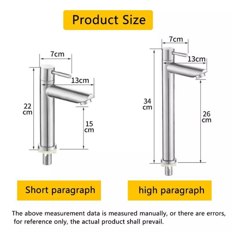 Jual Kran Wastafel Stainless Sus 304 Keran Basin Tap Shopee Indonesia 8275