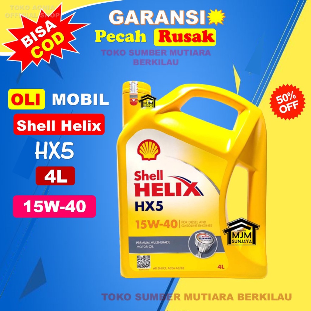 Jual Oli Mobil Shell Helix Hx5 4 Liter | Shopee Indonesia