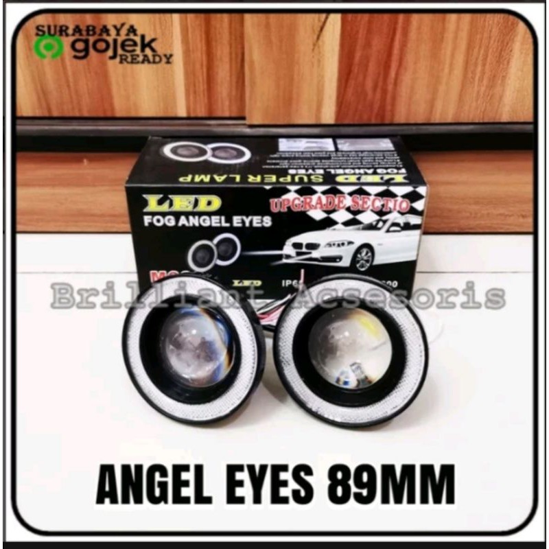 Jual Led Foglamp Angel Eyes Bulat Led Universal Harga Set Shopee