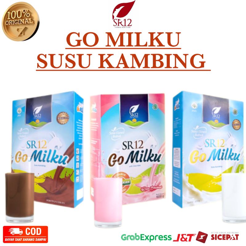 Jual Go Milku Sr Gr Susu Kambing Rasa Coklat Strawberry Vanila