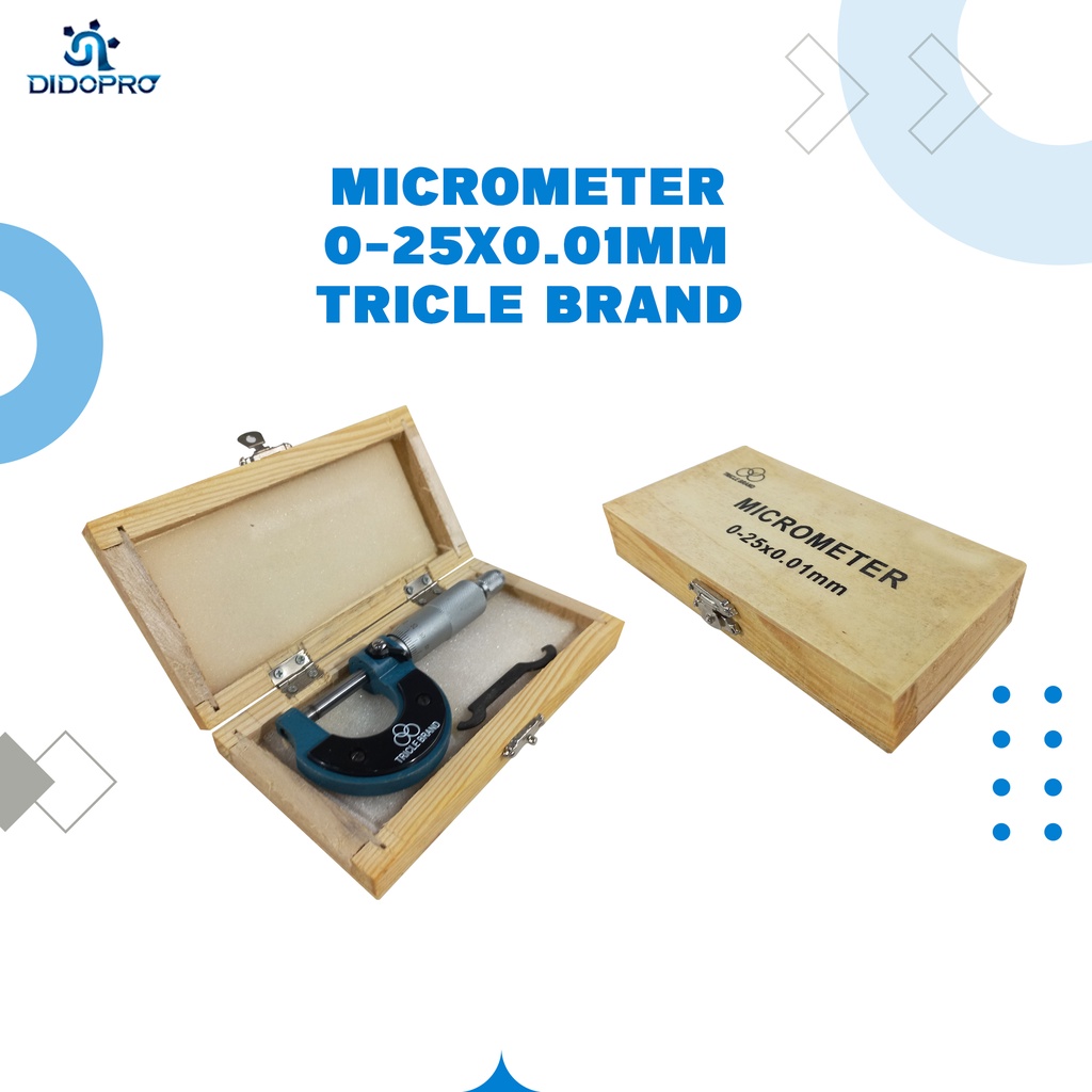 Jual TRICLE BRAND Micrometer Mitutoyo Mikrometer Sekrup Alat Ukur