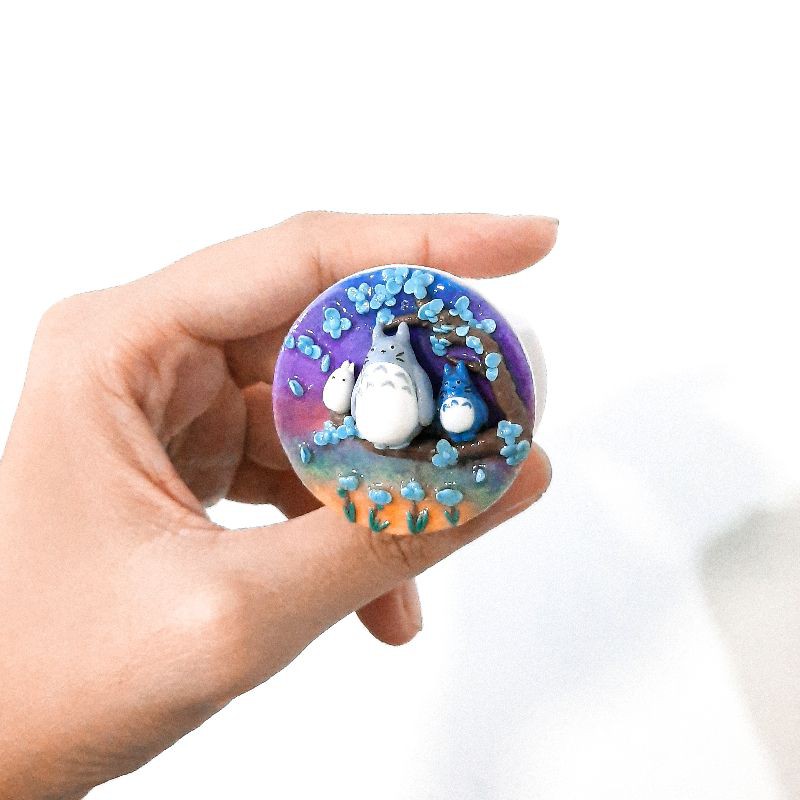 Jual Popsocket anime polymer clay 3D - Totoro series | Shopee Indonesia