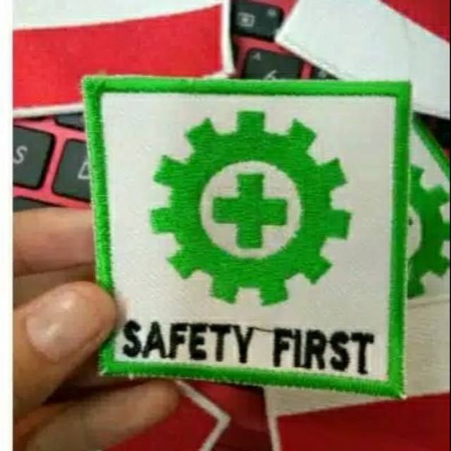 Jual Safety first Bordir Ready stok. | Shopee Indonesia